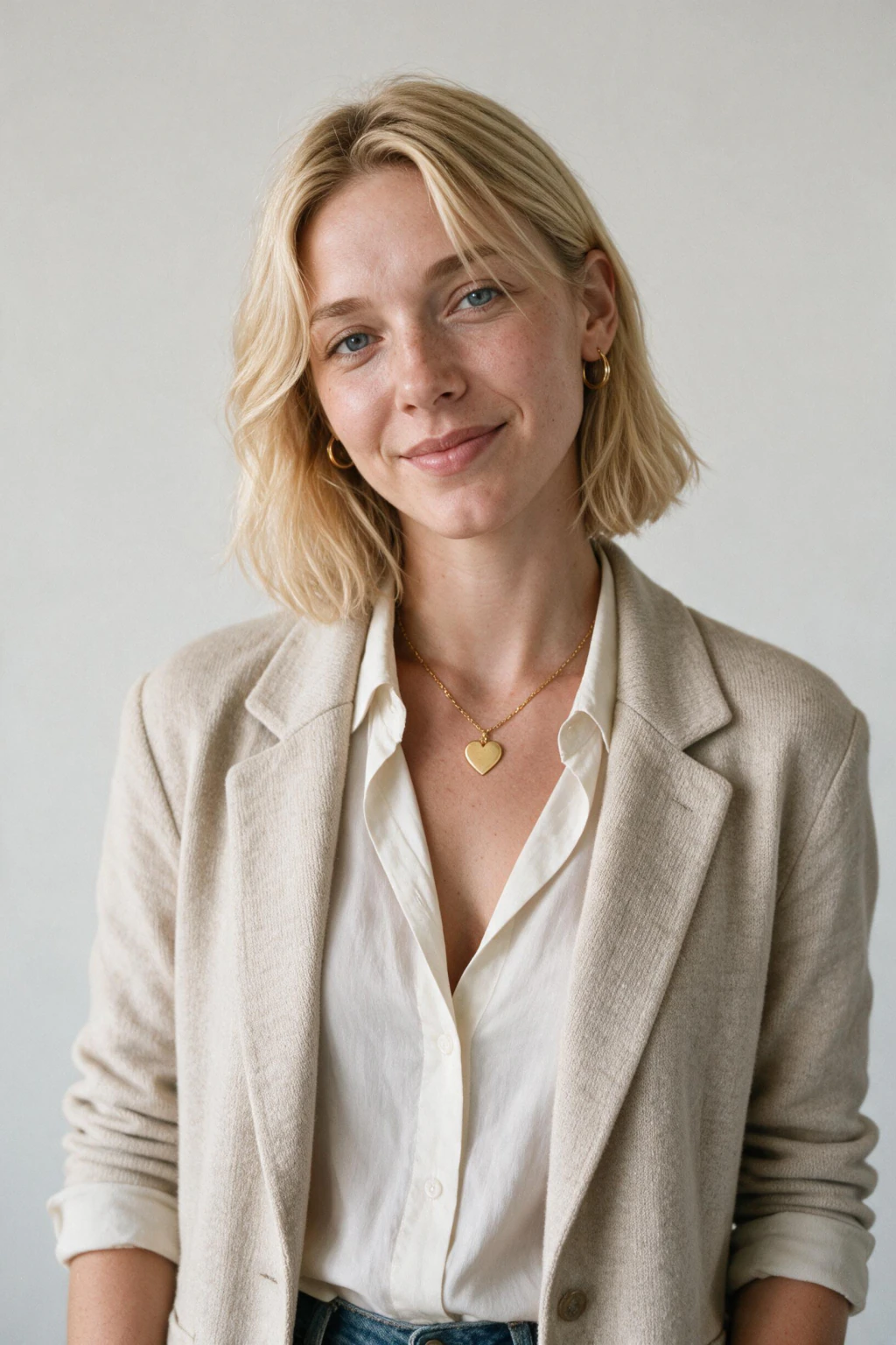 AI LinkedIn headshot: a smart casual professional headshot, generated from one selfie
