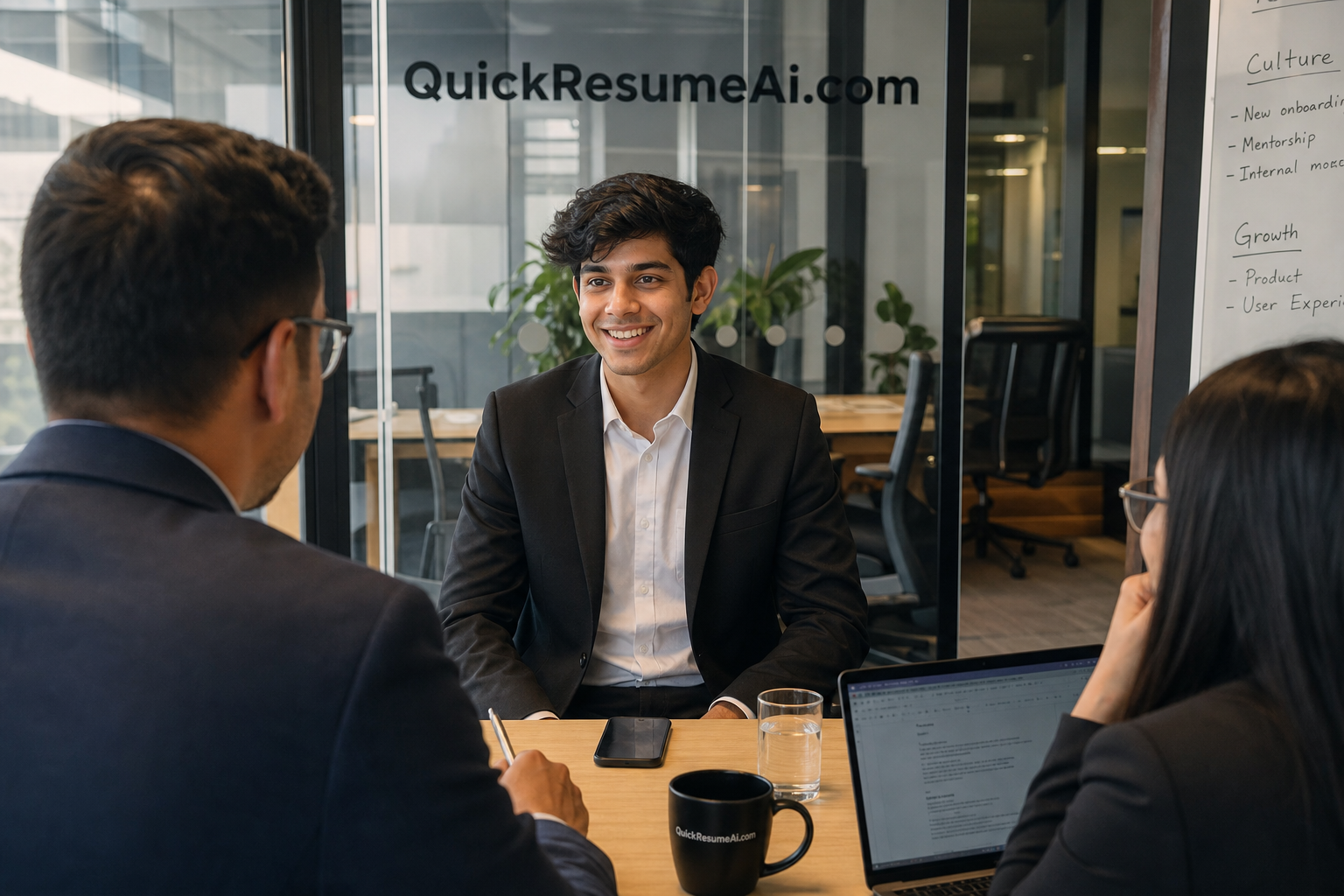Job seeker reviewing rejected applications and silent resumes on a laptop at home